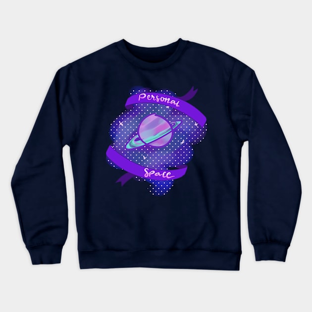 Personal Space Crewneck Sweatshirt by KaiHodge